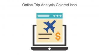 Online Trip Analysis Colored Icon In Powerpoint Pptx Png And Editable Eps Format