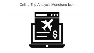 Online Trip Analysis Monotone Icon In Powerpoint Pptx Png And Editable Eps Format