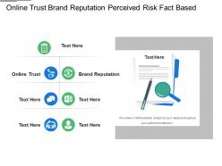 Online trust brand reputation perceived risk fact based