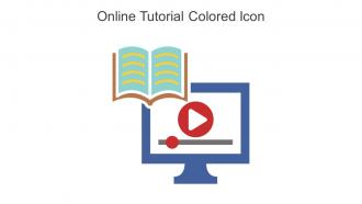 Online Tutorial Colored Icon In Powerpoint Pptx Png And Editable Eps Format