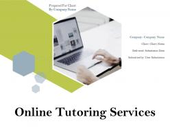 Online Tutoring Services Powerpoint Presentation Slides