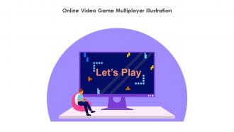 Online Video Game Multiplayer Illustration