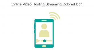Online Video Hosting Streaming Colored Icon In Powerpoint Pptx Png And Editable Eps Format