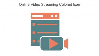 Online Video Streaming Colored Icon In Powerpoint Pptx Png And Editable Eps Format