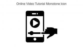 Online Video Tutorial Monotone Icon In Powerpoint Pptx Png And Editable Eps Format