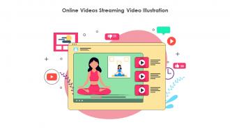 Online Videos Streaming Video Illustration