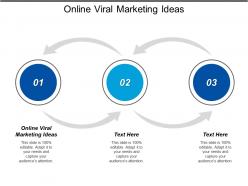 Online viral marketing ideas ppt powerpoint presentation icon template cpb