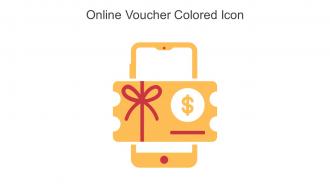 Online Voucher Colored Icon In Powerpoint Pptx Png And Editable Eps Format