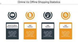 Online Vs Offline Shopping Statistics In Powerpoint And Google Slides Cpb