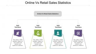 Online Vs Retail Sales Statistics Ppt Powerpoint Presentation Layouts Summary Cpb