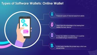Online Wallets As One Of The Types Of Software Wallets Training Ppt