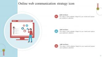 Online Web Communication Strategy Icon