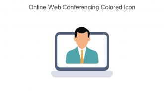 Online Web Conferencing Colored Icon In Powerpoint Pptx Png And Editable Eps Format