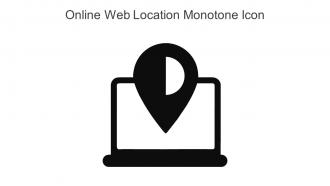 Online Web Location Monotone Icon In Powerpoint Pptx Png And Editable Eps Format