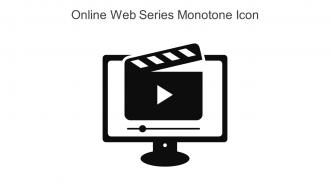 Online Web Series Monotone Icon In Powerpoint Pptx Png And Editable Eps Format
