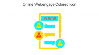 Online Webengage Colored Icon In Powerpoint Pptx Png And Editable Eps Format