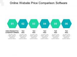 Online website price comparison software ppt powerpoint presentation file formats cpb