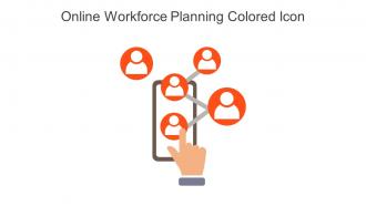 Online Workforce Planning Colored Icon In Powerpoint Pptx Png And Editable Eps Format