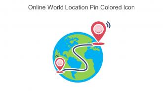 Online World Location Pin Colored Icon In Powerpoint Pptx Png And Editable Eps Format
