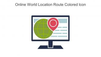 Online World Location Route Colored Icon In Powerpoint Pptx Png And Editable Eps Format