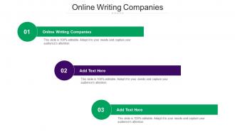Online Writing Companies Ppt Powerpoint Presentation Styles Portfolio Cpb