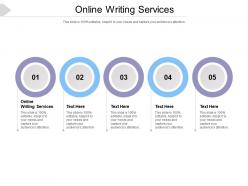 Online writing services ppt powerpoint presentation inspiration ideas cpb