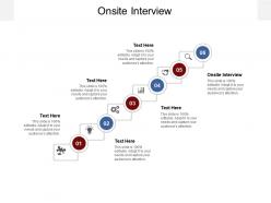 Onsite interview ppt powerpoint presentation portfolio outline cpb