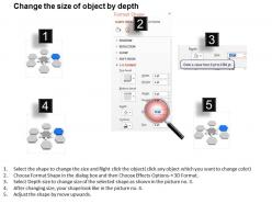 Oo six staged hexagon hub spoke icon diagram powerpoint template