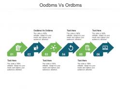 Oodbms vs ordbms ppt powerpoint presentation pictures graphic tips cpb