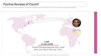 Ooomf now crew investor funding elevator pitch deck positive reviews of ooomf