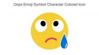 Oops Emoji Symbol Character Colored Icon In Powerpoint Pptx Png And Editable Eps Format