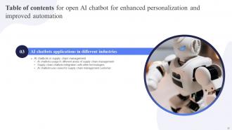 Open AI Chatbot For Enhanced Personalization And Improved Automation AI CD V Captivating Slides