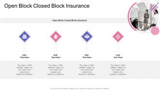 Open Block Closed Block Insurance In Powerpoint And Google Slides Cpb