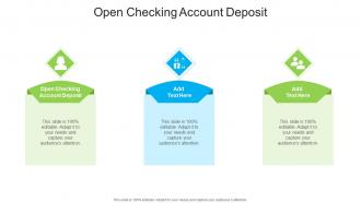 Open Checking Account Deposit In Powerpoint And Google Slides Cpb