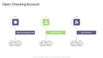 Open Checking Account In Powerpoint And Google Slides Cpb