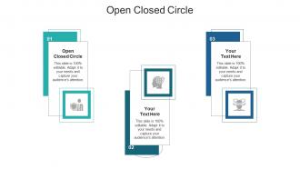 Open closed circle ppt powerpoint presentation portfolio graphics cpb