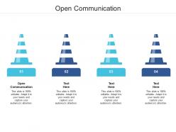 Open communication ppt powerpoint presentation layouts visuals cpb