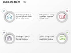 Open compose read search mail ppt icons graphics