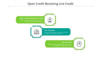 Open credit revolving line credit ppt powerpoint presentation infographic cpb