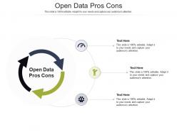 Open data pros cons ppt powerpoint presentation gallery clipart images cpb