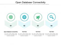 Open database connectivity ppt powerpoint presentation summary introduction cpb
