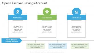 Open Discover Savings Account In Powerpoint And Google Slides Cpb