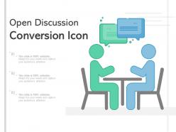 Open Discussion Conversion Icon