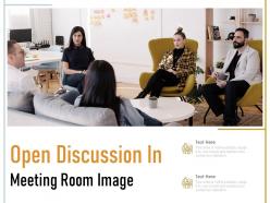 Open discussion in meeting room image