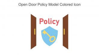 Open Door Policy Model Colored Icon In Powerpoint Pptx Png And Editable Eps Format
