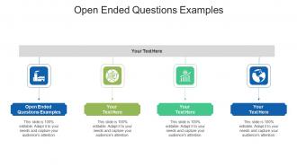 Open ended questions examples ppt powerpoint presentation professional good cpb