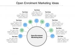 Open enrolment marketing ideas ppt powerpoint presentation template cpb