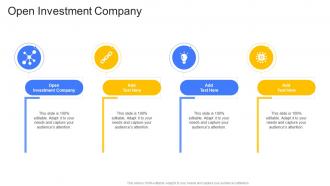 Open Investment Company In Powerpoint And Google Slides Cpb