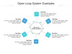 Open loop system examples ppt powerpoint presentation model clipart images cpb