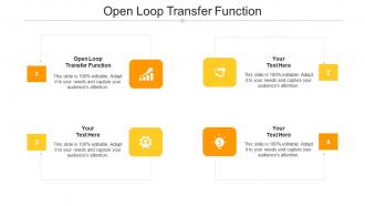 Open loop transfer function ppt powerpoint presentation model styles cpb
